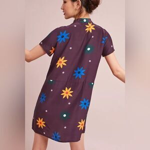 Anthropologie Dusen Dusen Daisy Silk Dress NWT
